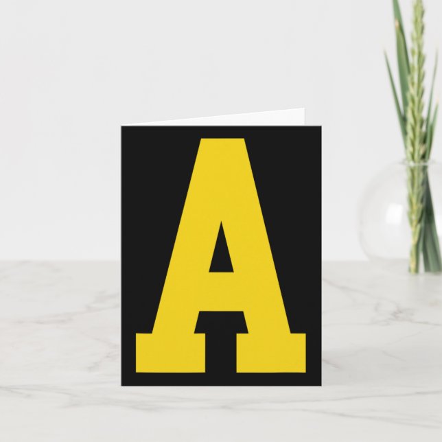 Carte Jaune a' En Rouge Pour Alvin Costume Halloween Et  (Devant)