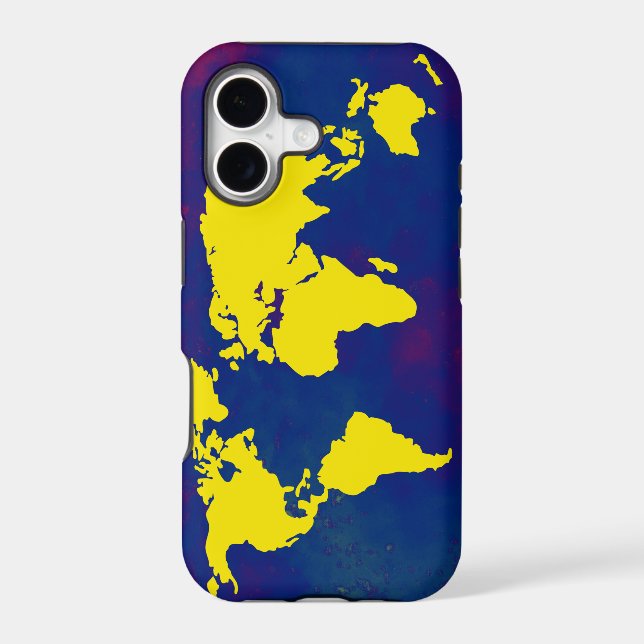 carte jaune du monde (Verso)