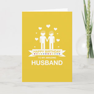 Carte Jaune   Mari Extraordinaire   Joyeux anniversaire