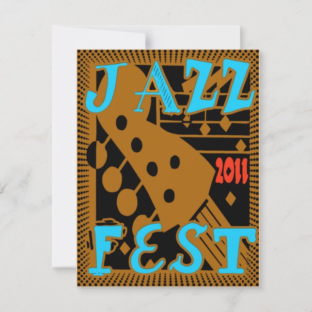 Carte Jazz Fest 2011 Guitare (Devant)