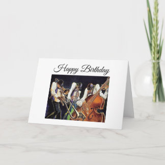 Carte Jazz Lover - Anniversaire