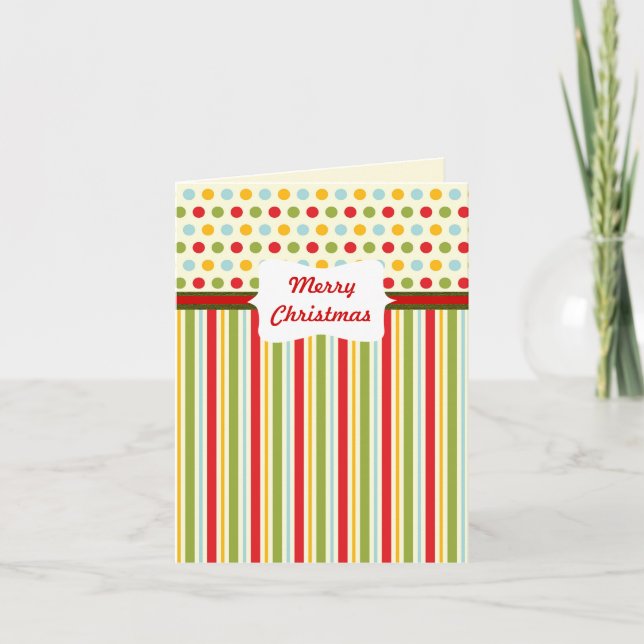 Carte Jazzy Christmas ~ Card (Devant)