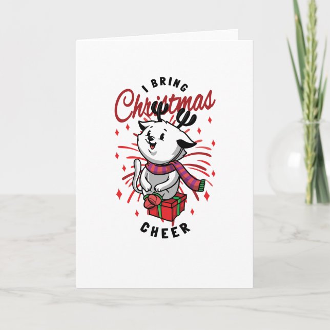 Carte Je apporte la joie de Noël (Devant)