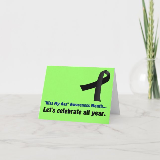 Carte Je célèbre tous les mois de sensibilisation (Devant)