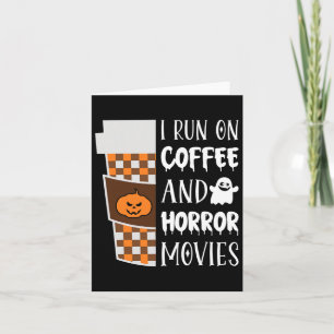 Carte Je Cours Sur Des Films De Café Et D'Horreur Hallow