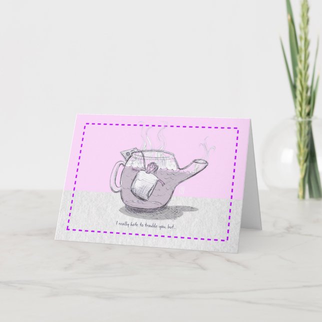 Carte "Je déteste vraiment vous déranger" (Devant)