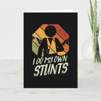 Carte Je Fais Mon Propre Accident Sportif Stunts