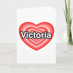 Carte Je félicite Victoria. Je vous félicite, Victoria.