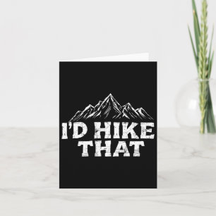 Carte Je ferais une randonnée dans ce sac à dos Funny Mo