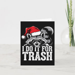 Carte Je Le Fais Pour La Déchets Drôle Possum Noël Père 