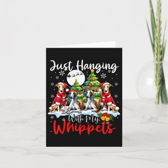 Carte Je me suis accroché avec mes marionnettes Noël Tro (Devant)