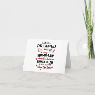 Carte Je n'ai jamais rêvé que le fait d'être beau-fils é