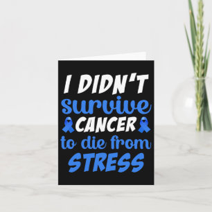 Carte Je N'Ai Pas Survécu Au Cancer À Sterben De... - Mo