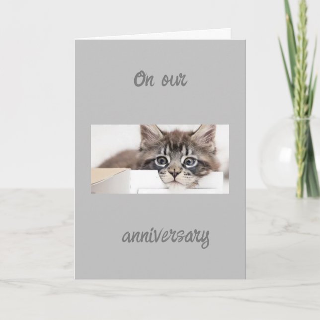 CARTE JE N'AI QUE DES YEUX POUR "VOUS" TOUJOURS ANNIVERS (Devant)