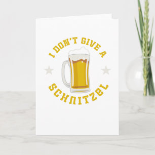 Carte Je ne donne pas un festival de bière d'Oktoberfest