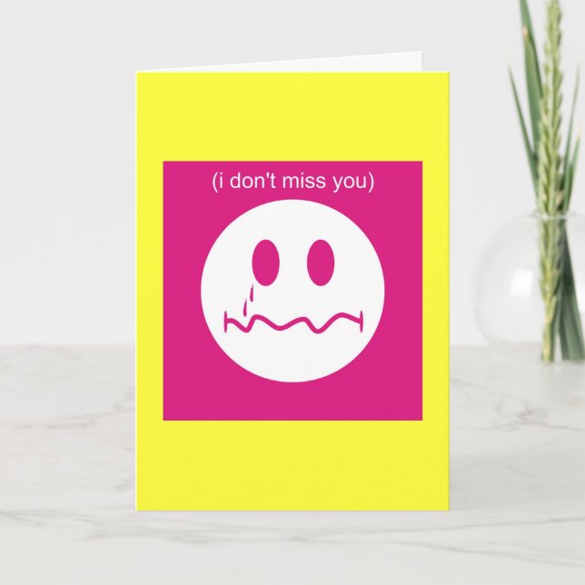 Carte Je ne fais pas Mlle You (Devant)