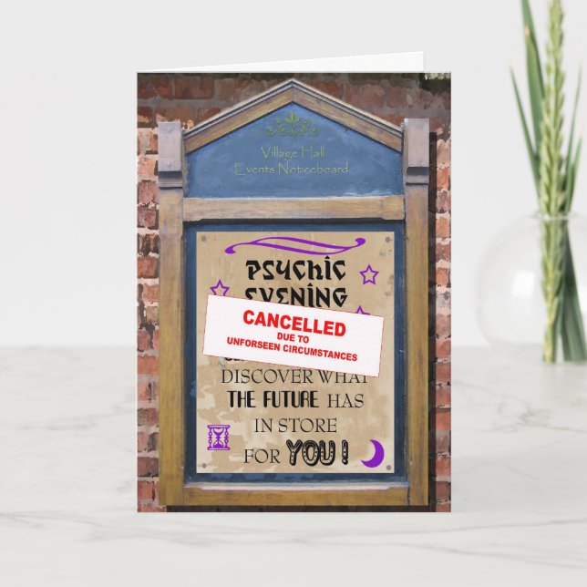 Carte Je ne l'ai pas vu venir (Devant)