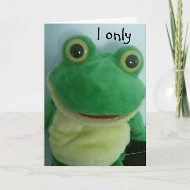 CARTE JE NE MANGE QUE DES VOLS=HUMOUR D'ANNIVERSAIRE (Devant)