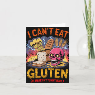 Carte Je Ne Peux Pas Manger Du Gluten Ça Fait Mes Maux T