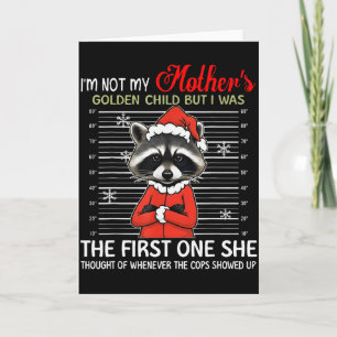 Carte Je ne suis pas l'enfant chéri de ma mère Raton lav