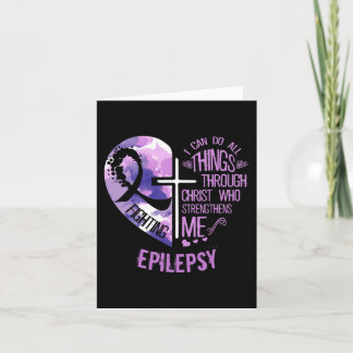 Carte Je Peux Faire Tout Par Le Christ - Epilepsie Awar