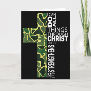Carte Je peux faire toutes choses par Christ qui me fort