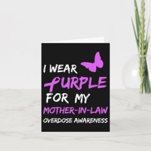 Carte Je Porte Du Purple Pour Mon Prophète De La Mère En