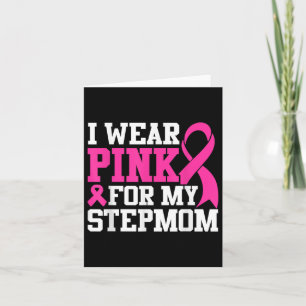 Carte Je Porte Le Rose Pour Ma Femme Stepmere Sensibilis