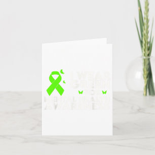 Carte Je Porte Le Vert Pour Le Mois De Sensibilisation À
