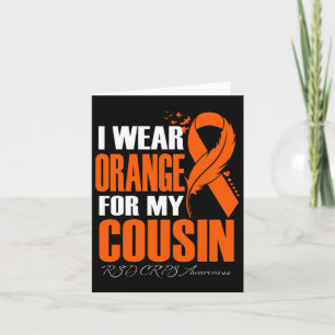 Carte Je Porte Orange Pour Mon Cousin Rsd Crps Feed Sens