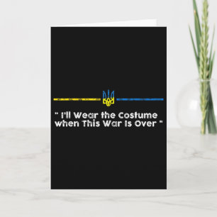 Carte Je porterai le costume quand cette guerre sera fin