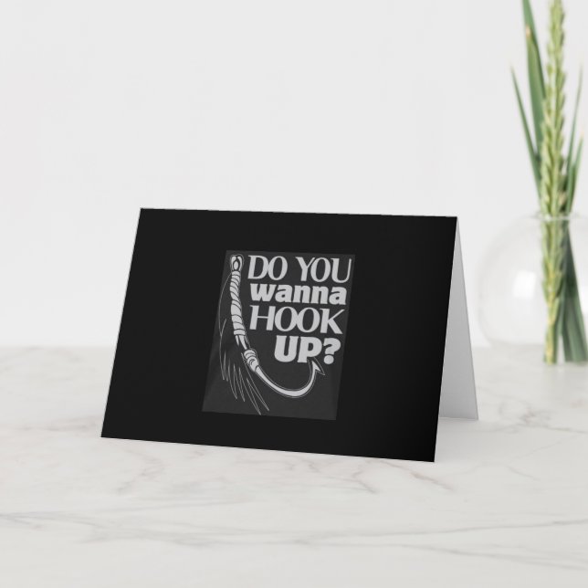 CARTE **JE ROMANQUE MON PÊCHEUR** POUR SON ANNIVERSAIRE  (Devant)
