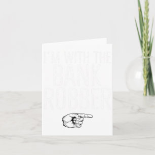 Carte Je suis avec le costume d'appariement des robots d