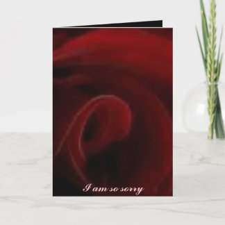 Carte Je suis désolé