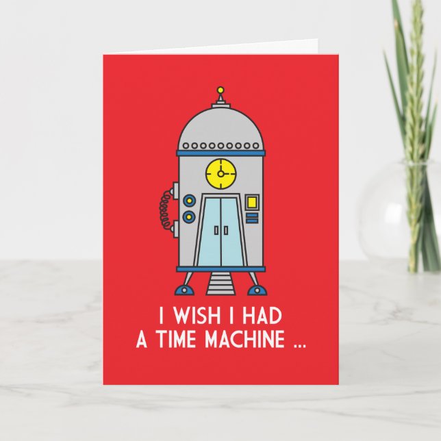 Carte Je suis Désolé Time Machine Corriger mes erreurs (Devant)
