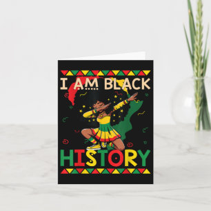 Carte Je Suis Histoire Noire Pour Les Femmes Filles Enfa