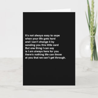 Carte Je suis là pour toi