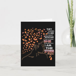 Carte Je Suis La Tempête Black Woman Crps Sensibilisatio