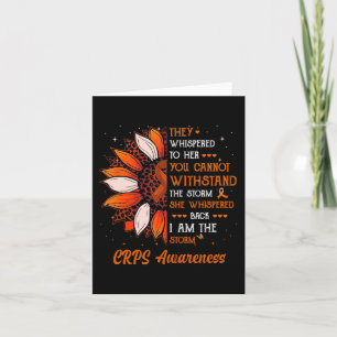Carte Je suis la tempête CRPS Mois de sensibilisation Gu