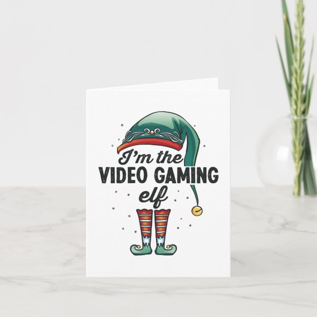 Carte Je suis le cadeau de Noël de l'Elf du jeu vidéo Xm (Devant)