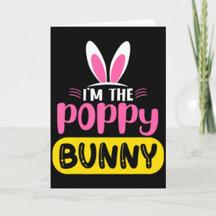 Carte Je Suis Le Lapin Poppy Lapin Oreilles Oeuf Drôle D