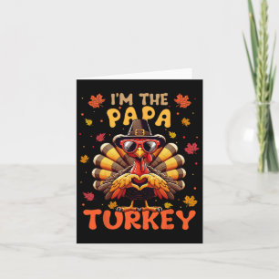 Carte Je suis le papa dinde correspondant 2024 Famille A