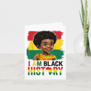 Carte Je Suis Noir Histoire Afro Petit Melanin Prince