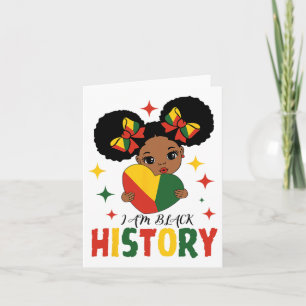 Carte Je Suis Noir Histoire Enfants Filles Coeur Histoir
