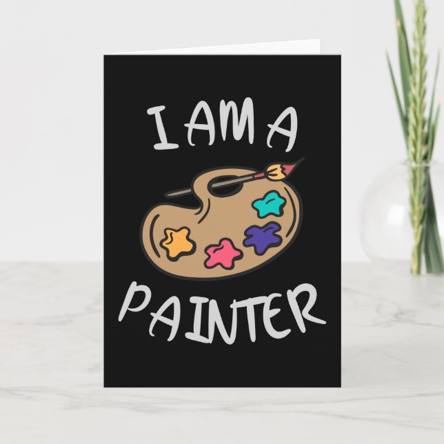 Carte Je suis peintre (Devant)