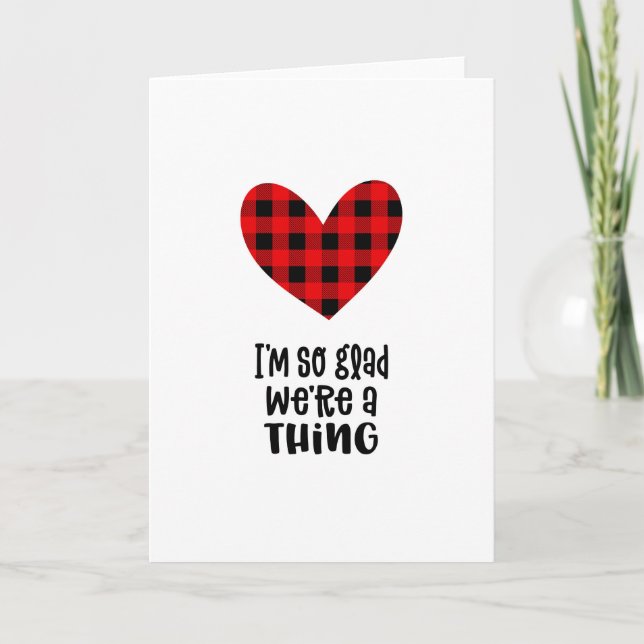 Carte Je suis si heureux que nous soyons une Saint Valen (Devant)
