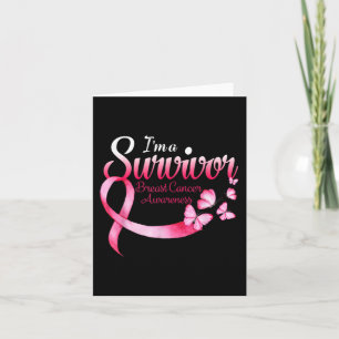 Carte Je suis Survivor Sensibilisation au cancer du sein