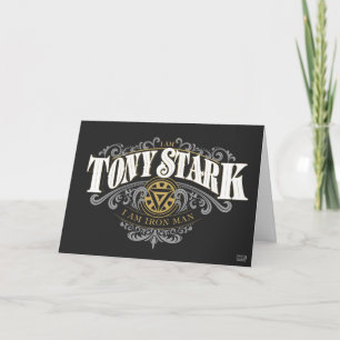 Carte Je suis Tony Stark, je suis Iron Man Graphique Orn