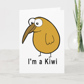 Carte Je suis un kiwi