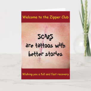 Carte Je suis un membre authentique du Zipper Club